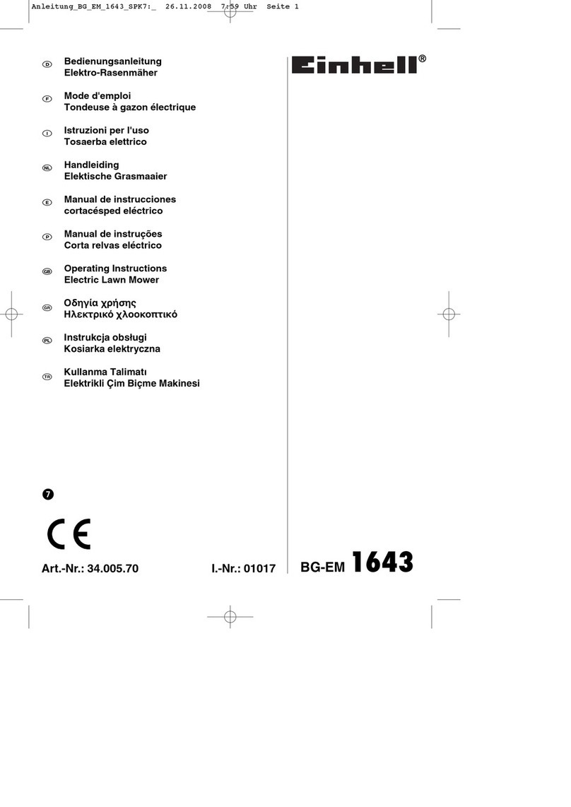 EINHELL BG-EM 1643 operating instructions