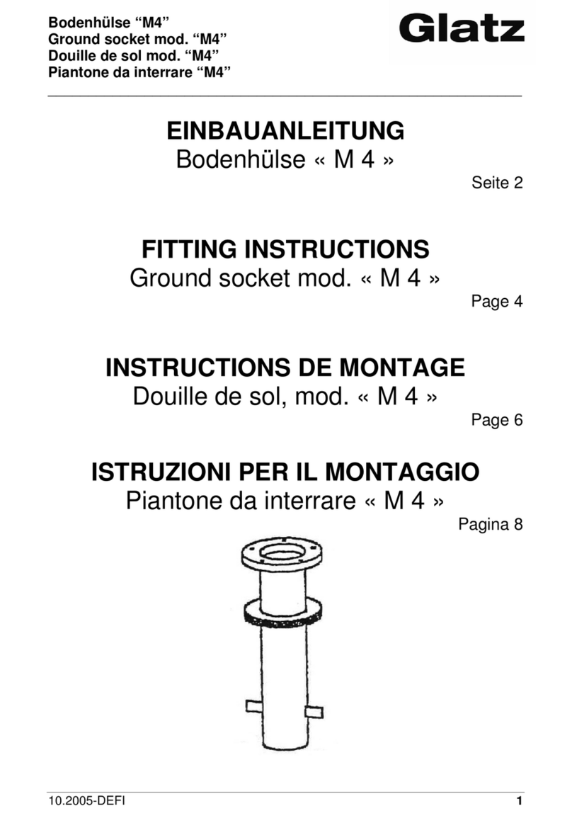 Glatz Castello M4 Fitting instructions