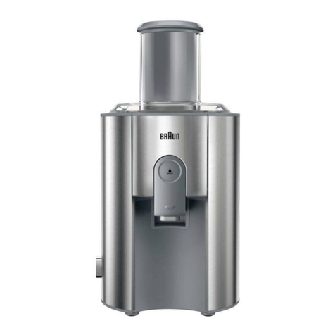 Braun Multiquick 7 J700 User manual