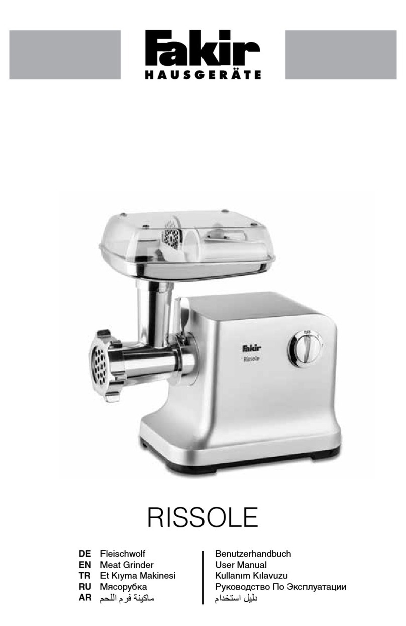 Fakir RISSOLE User manual