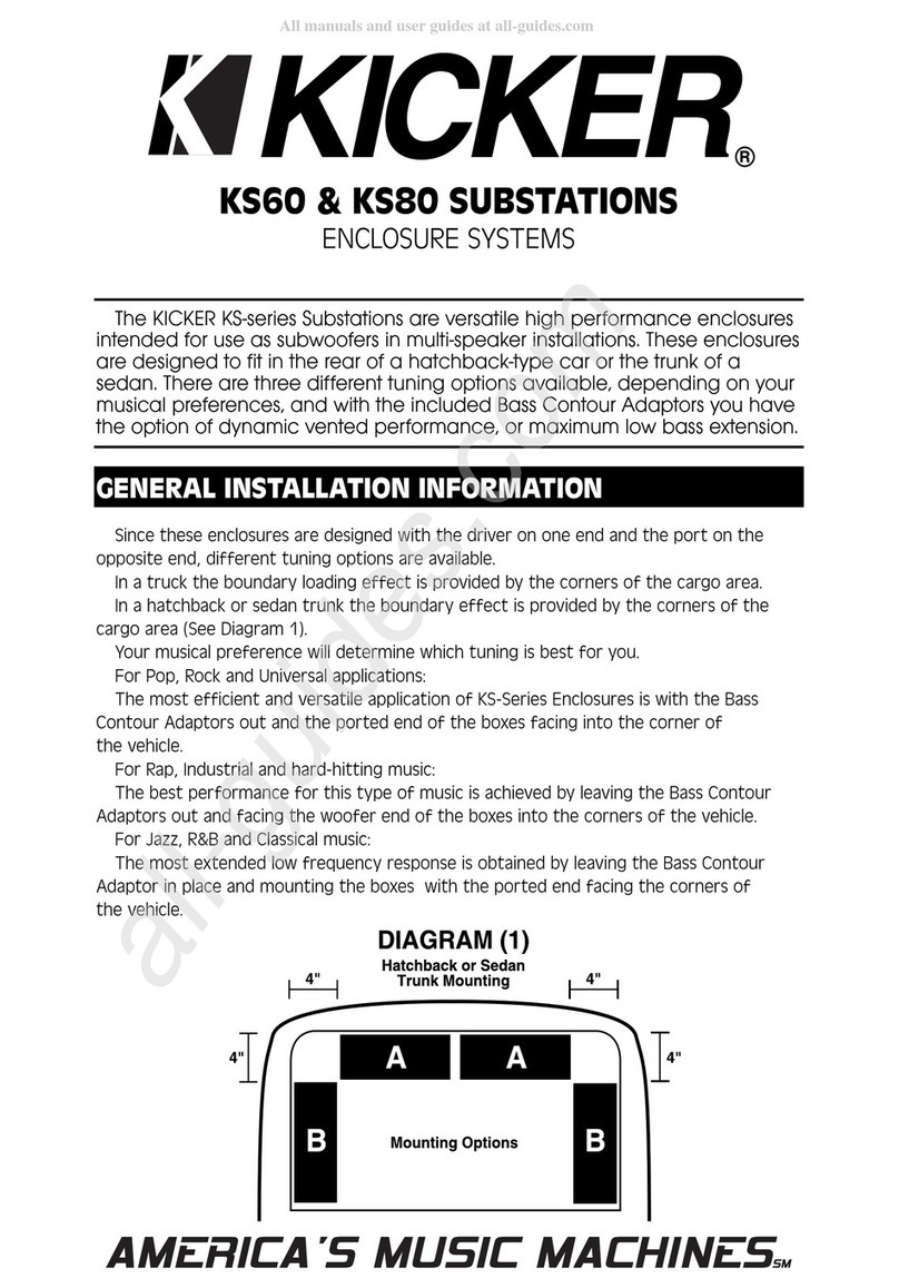 Stillwater Designs Kicker KS Series owner's manual