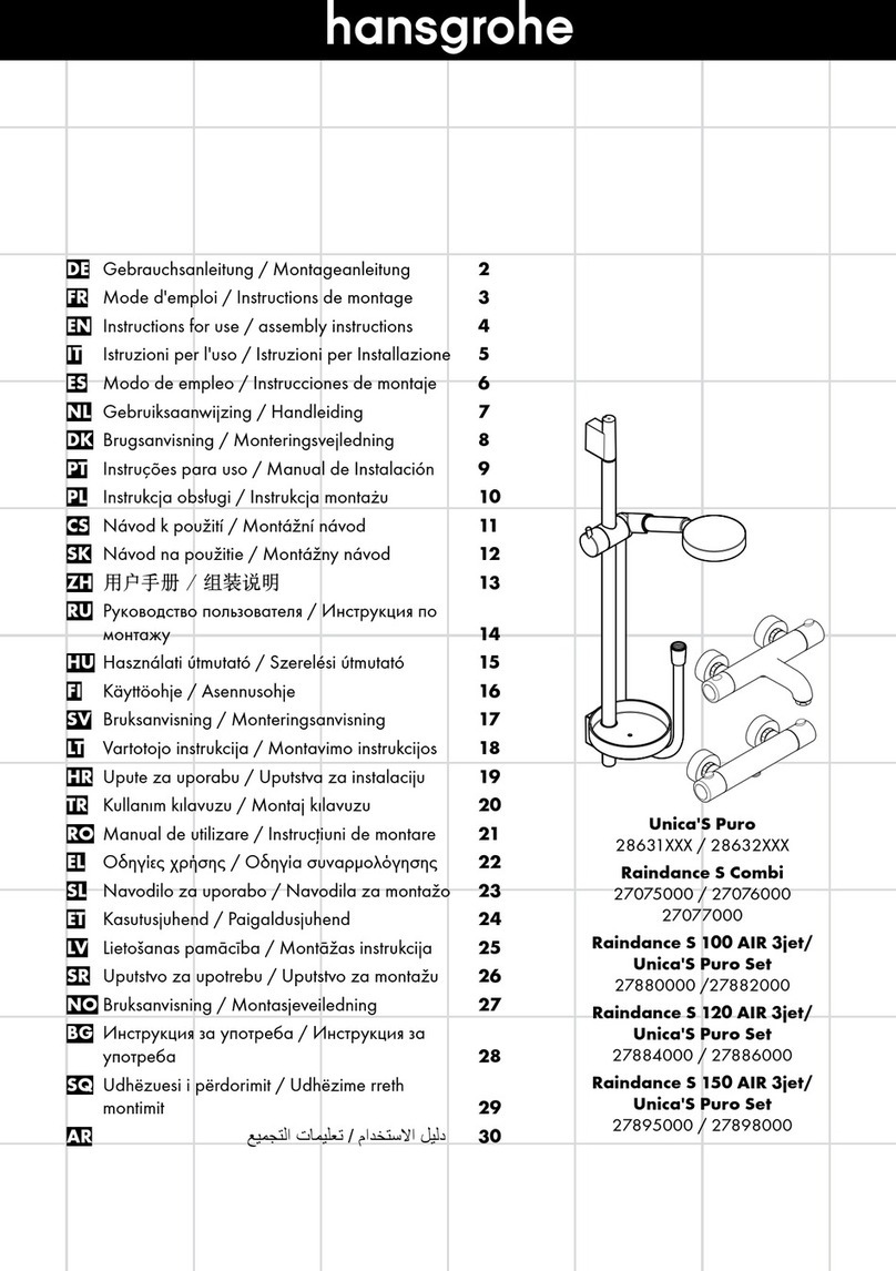 Hans Grohe Unica'S Puro Set Manual Hans Grohe Unica'S Puro Set Manual