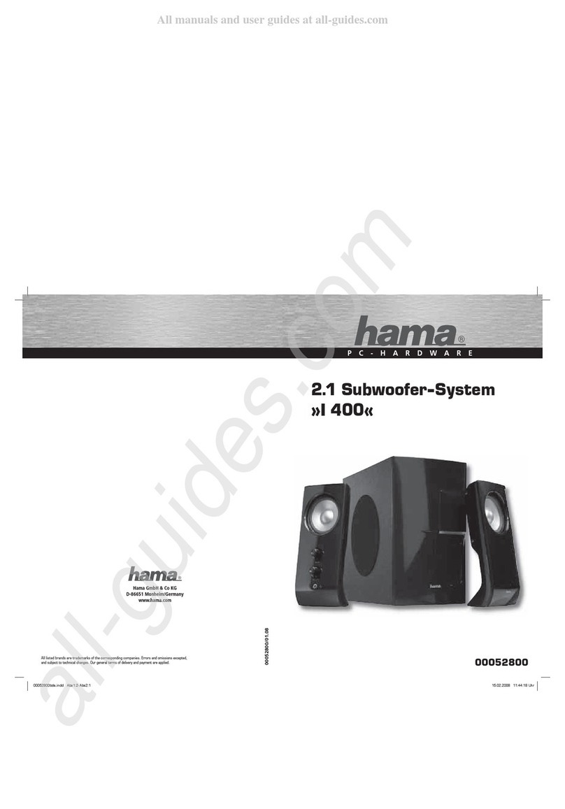 Hama I 400 User manual
