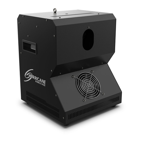 Chauvet DJ Hurricane Bubble Haze user manual