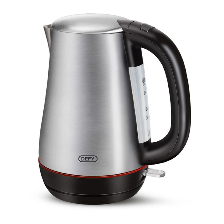Defy WK 828 S User manual
