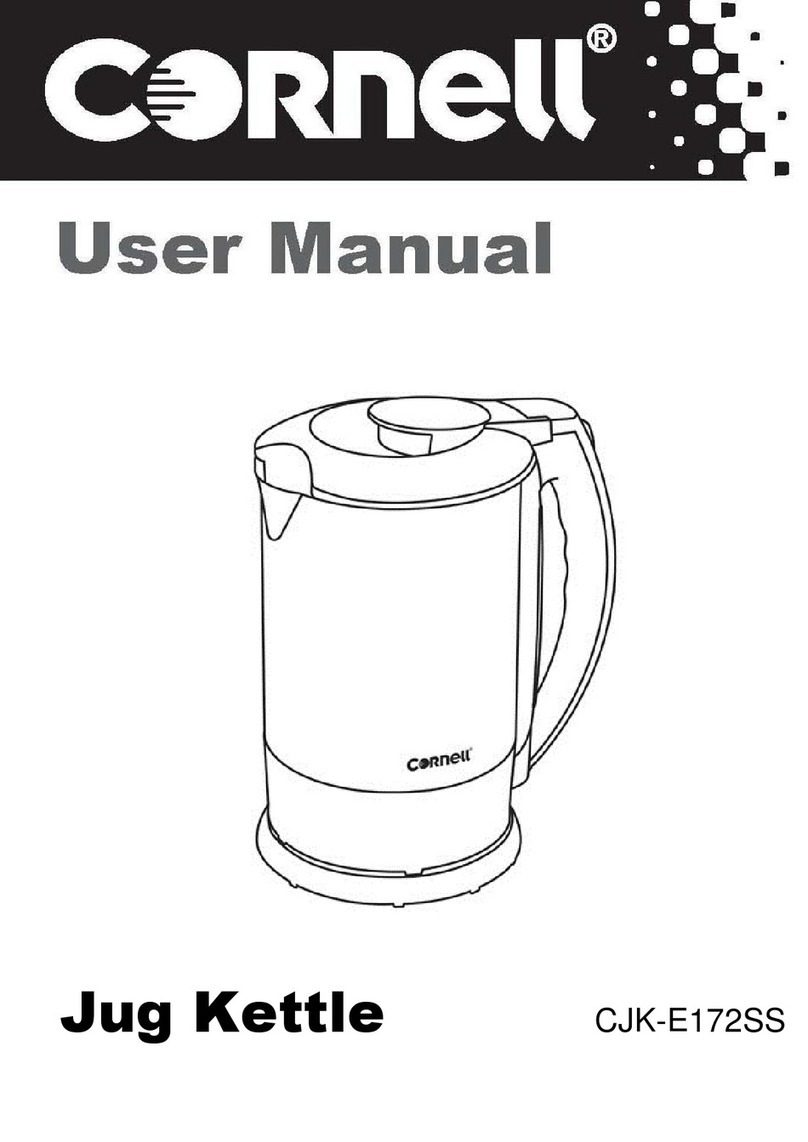 Cornell CJK-E172SS user manual