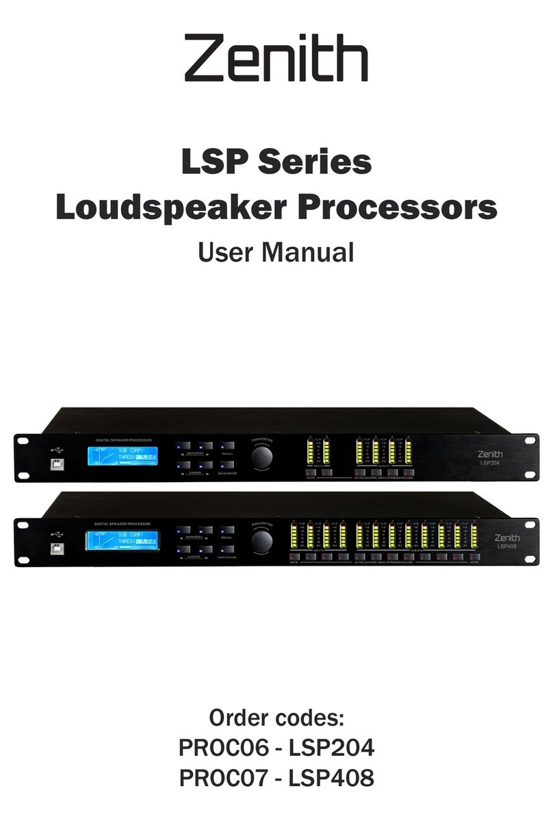 Zenith LSP Series user manual