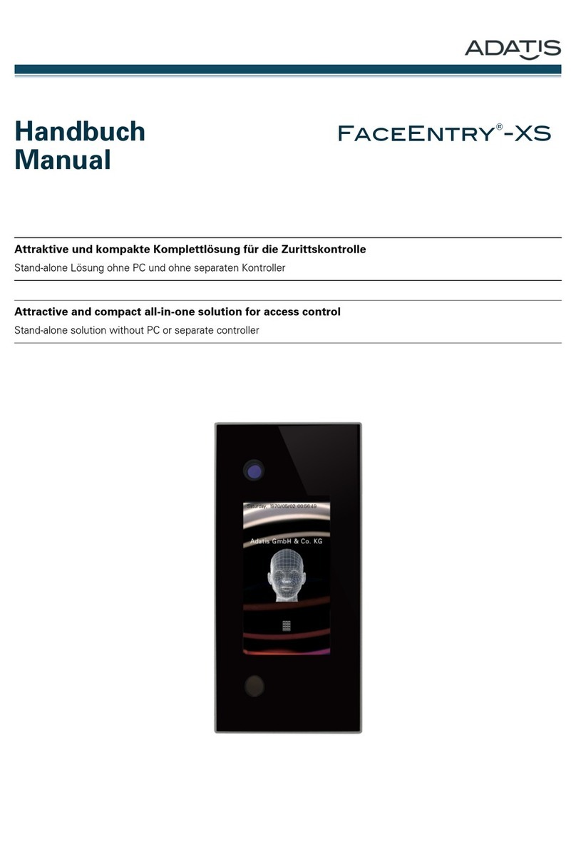 ADATIS FaceEntry-XS manual