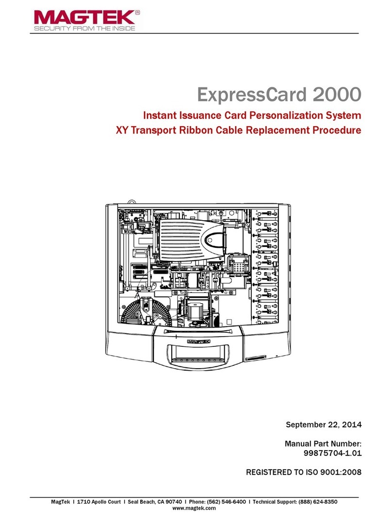 Magtek ExpressCard 2000 Operating and safety instructions