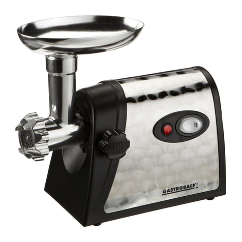 Gastroback 41400 User manual