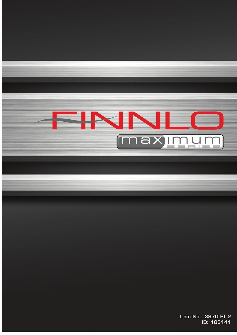 Finnlo maximum Series User manual Finnlo maximum Series User manual