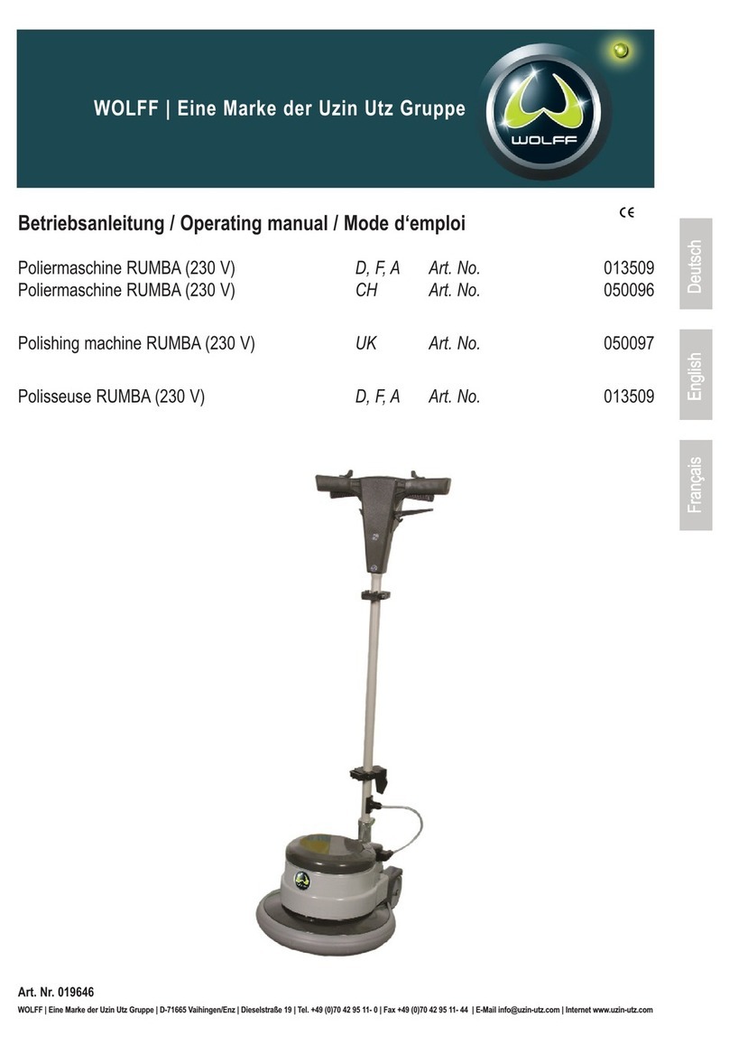 WOLFF RUMBA 019646 operating manual