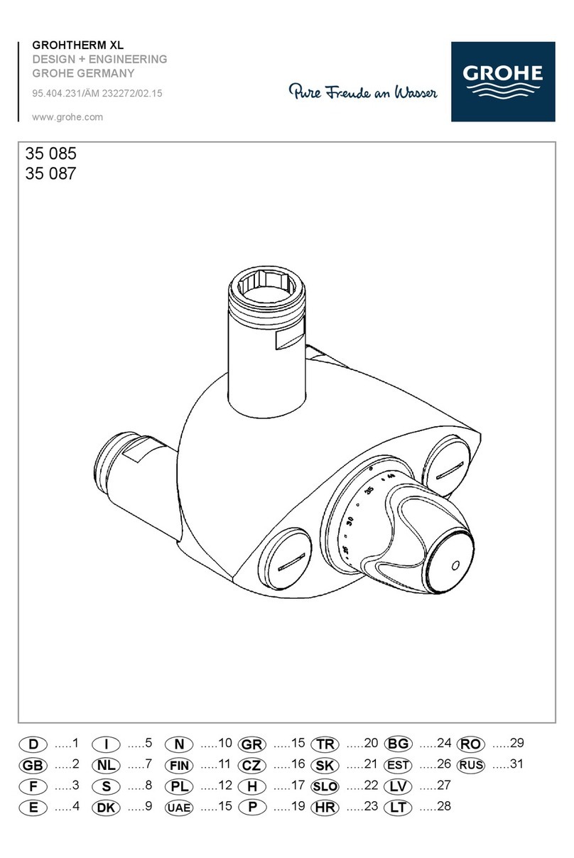 Grohe GROHTHERM XL 35 085 User manual