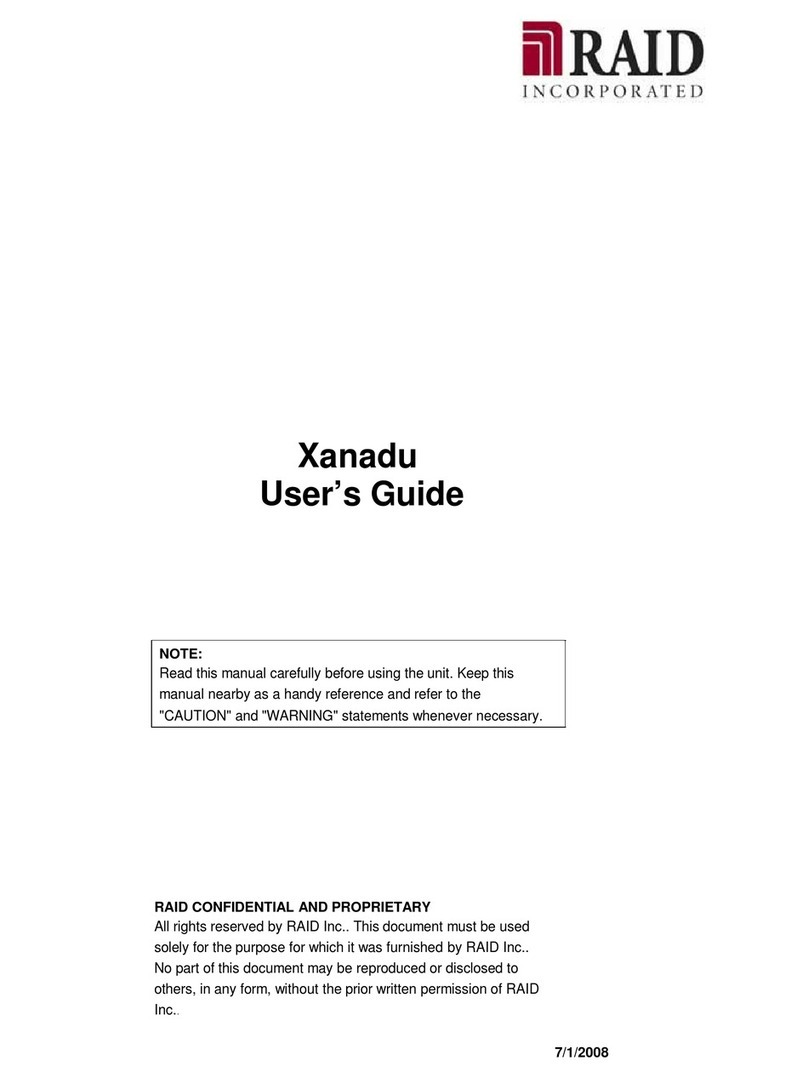 RAID Xanadu user guide
