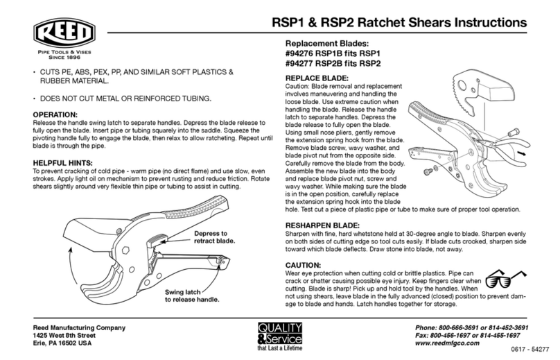 REED RSP1 User manual