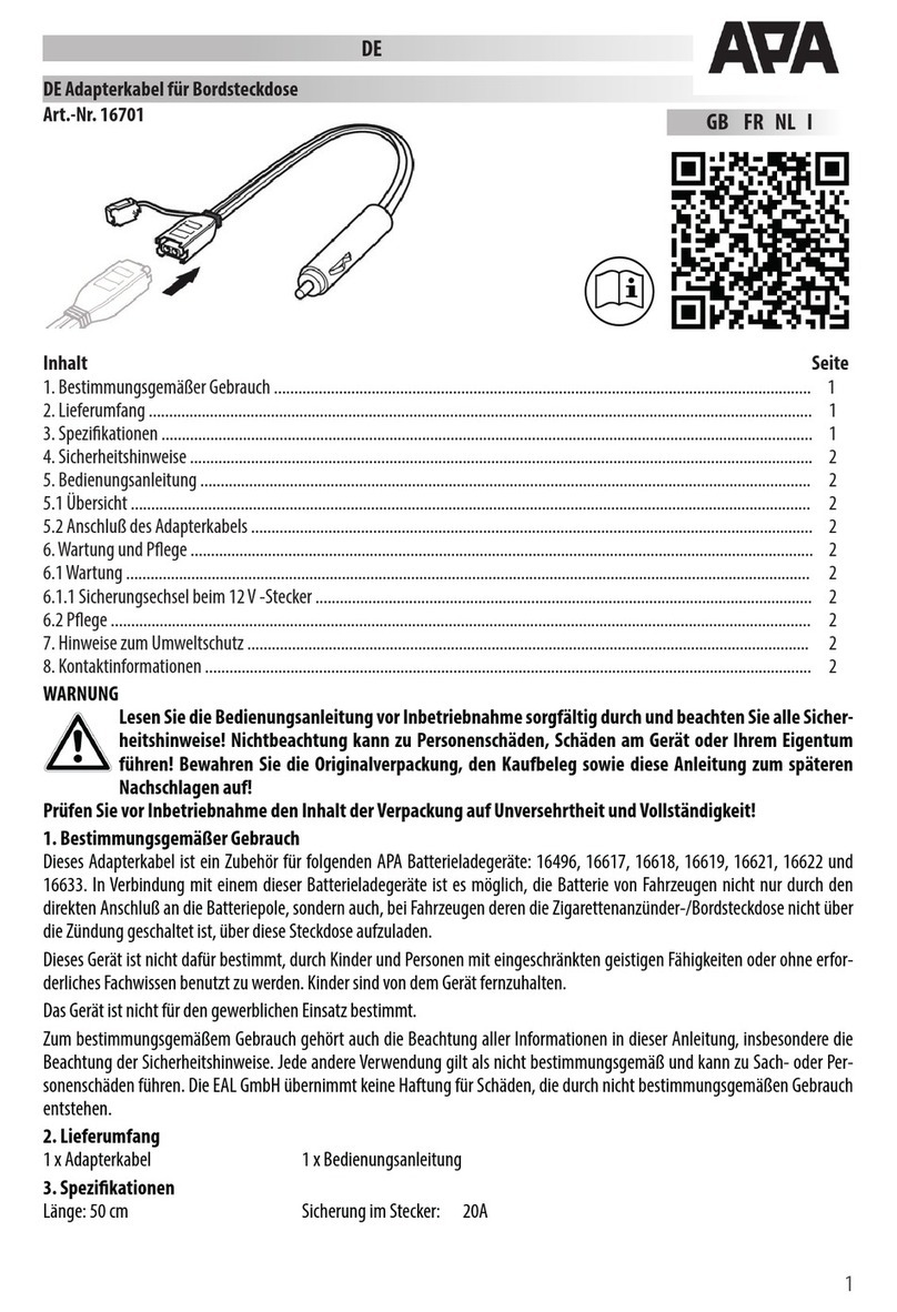 APA 16701 quick start guide