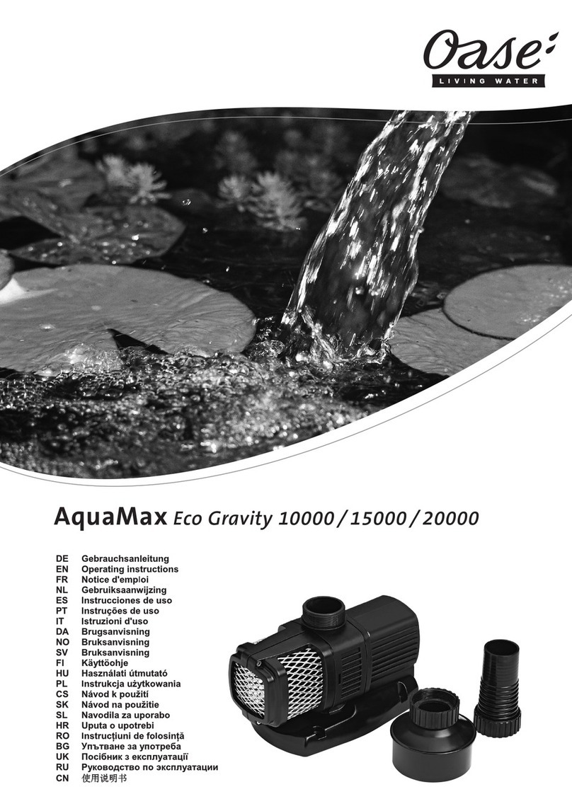 Oase AquaMax Eco Gravity 10000 operating instructions