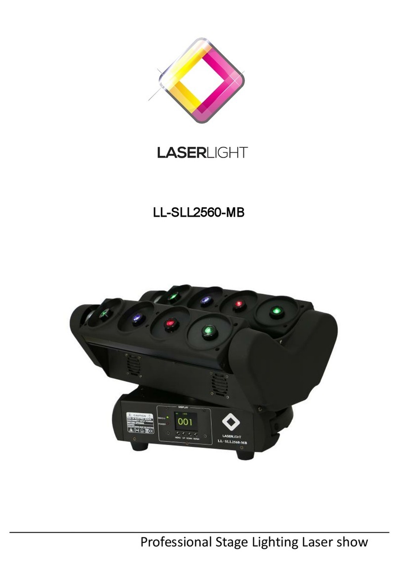 LaserLight LL-SLL2560-MB operating instructions