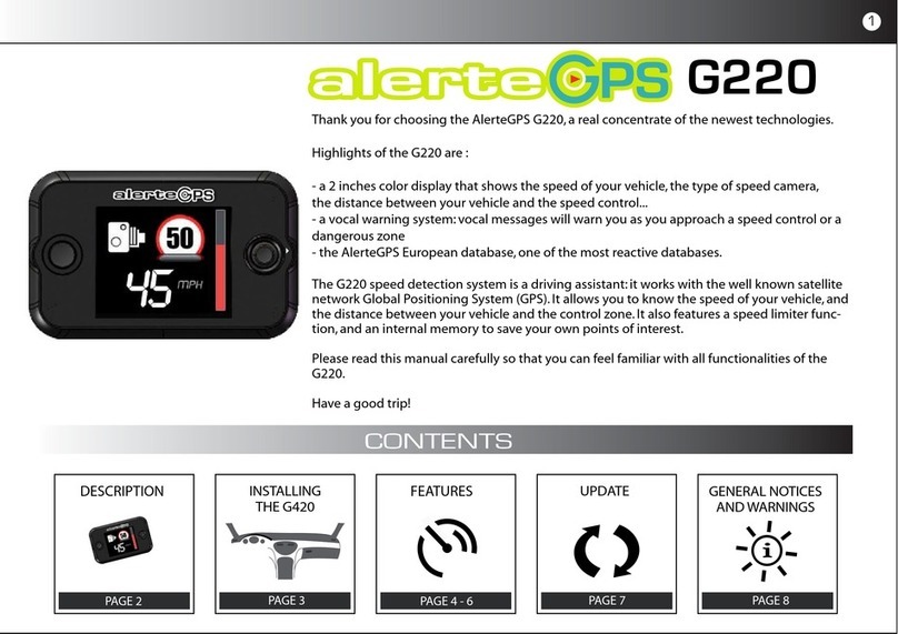ALERTEGPS G220 manual