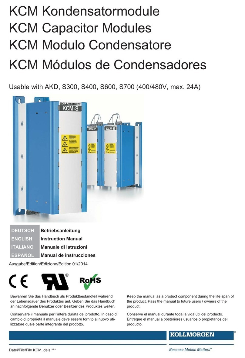 Kollmorgen KCM Series instruction manual