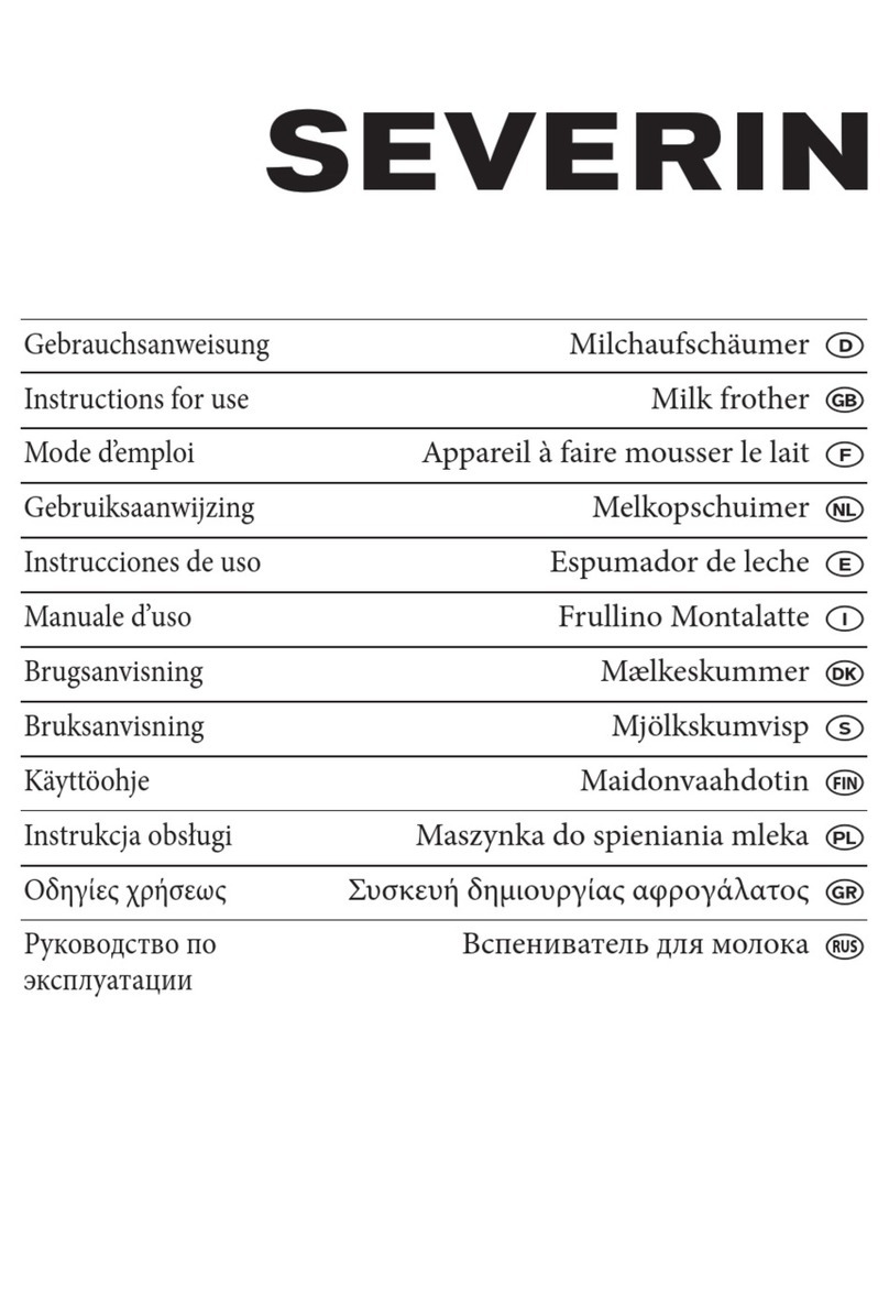 SEVERIN SM 3590 User manual SEVERIN SM 3590 User manual