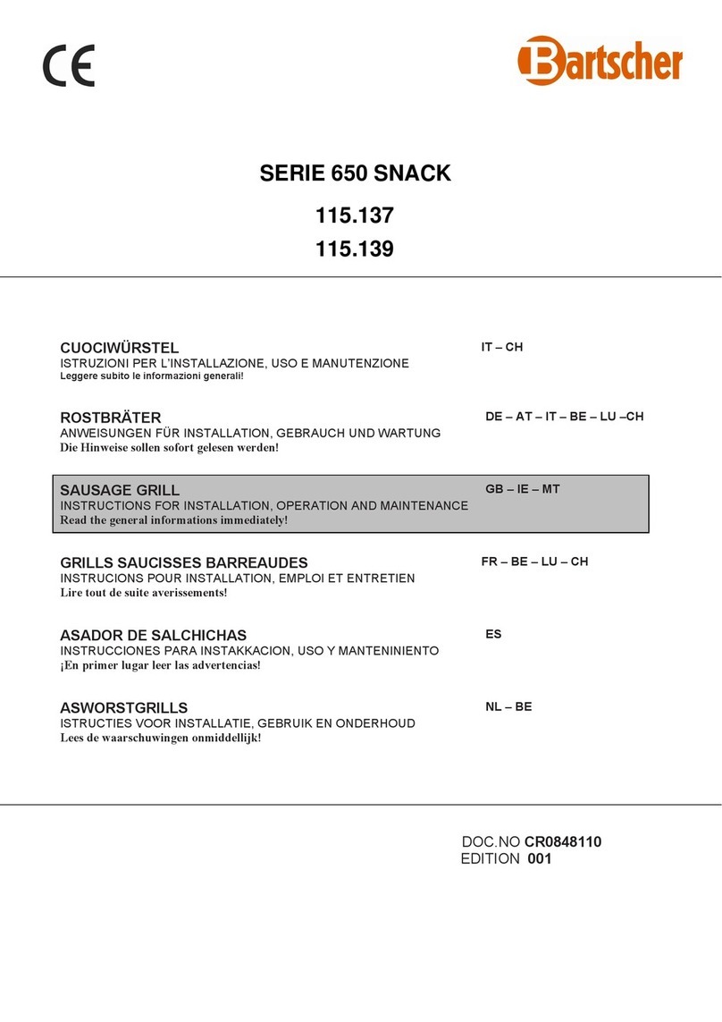 Bartscher 650 Series Programming manual Bartscher 650 Series Programming manual