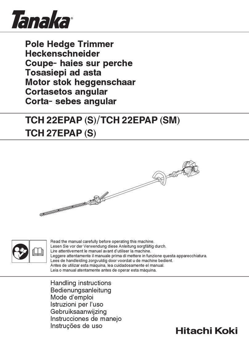 Tanaka TCH 22EPAP User manual