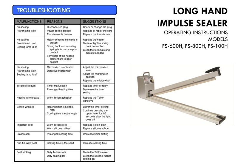 HUALIAN FS-600H operating instructions