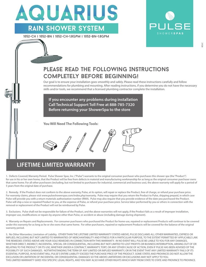 PULSE+ Aquarius Series manual