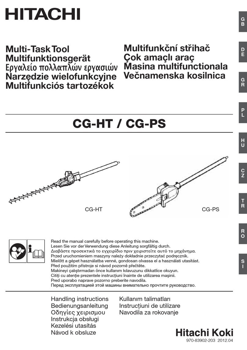 Hitachi CG-HT User manual