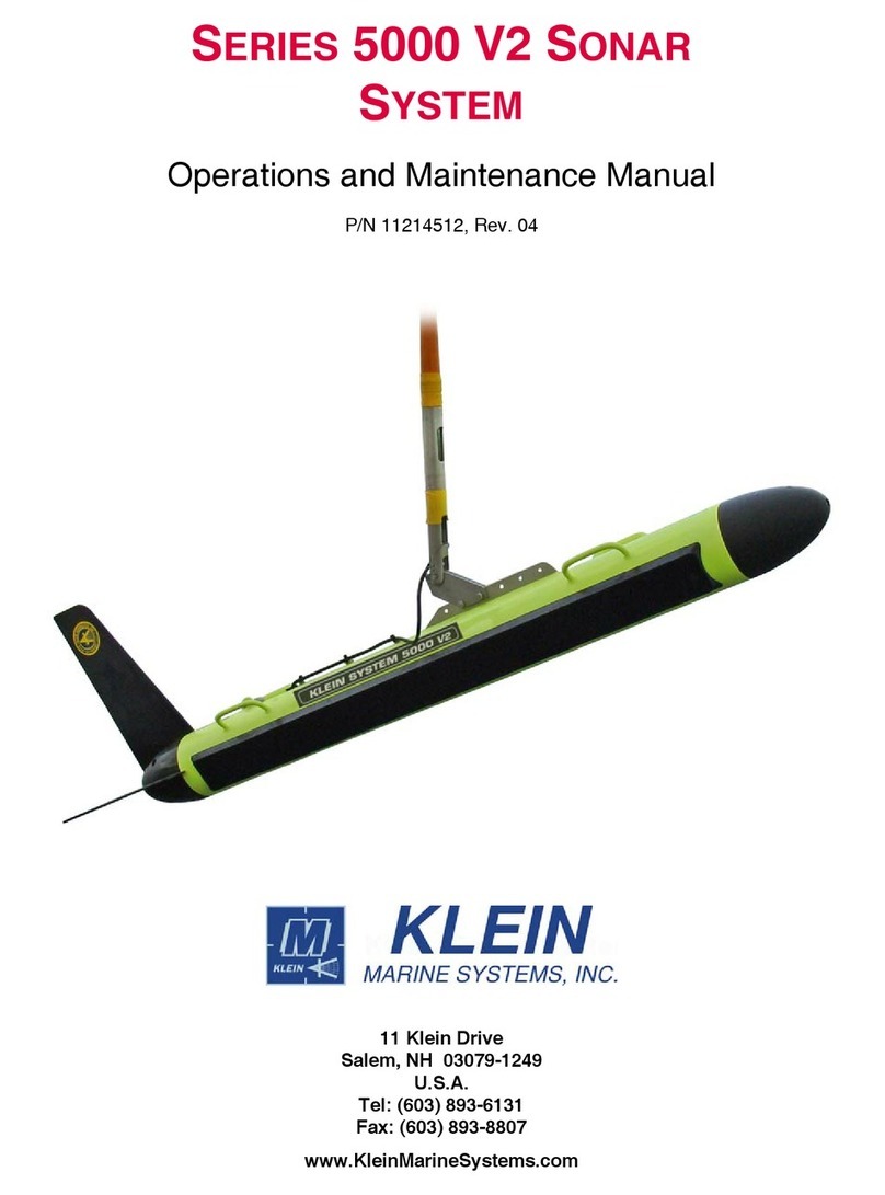 Klein 5000 V2 Series Operation and maintenance manual