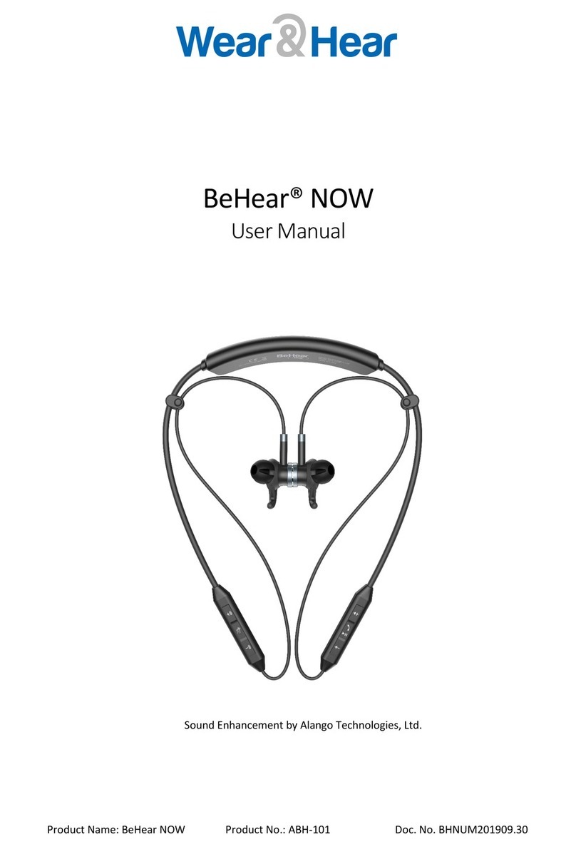 Wear & Hear BeHear NOW user manual