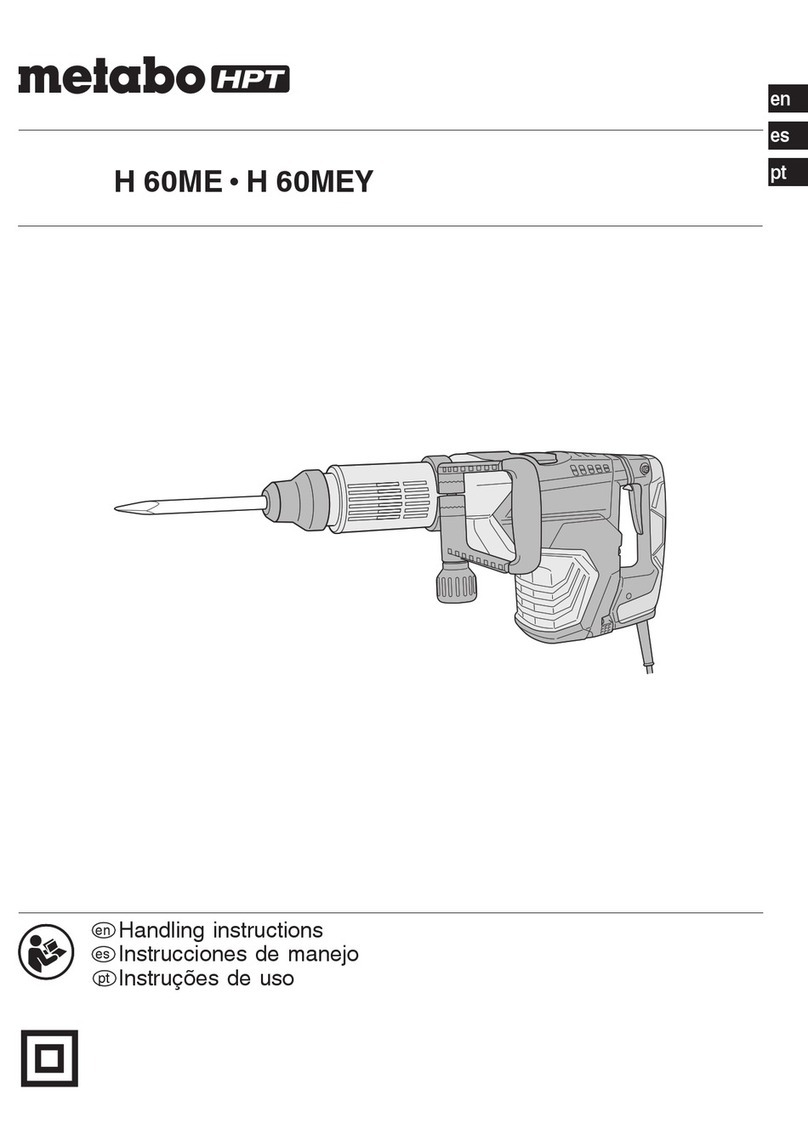 Metabo HPT H 60ME User manual