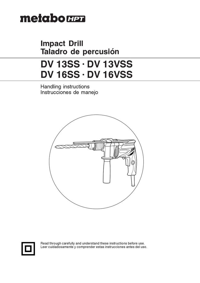 Metabo HPT DV 13SS User manual