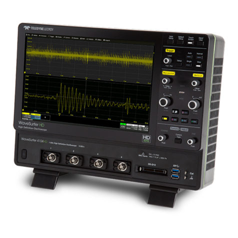 Teledyne Lecroy WaveSurfer 4000HD Operator's manual