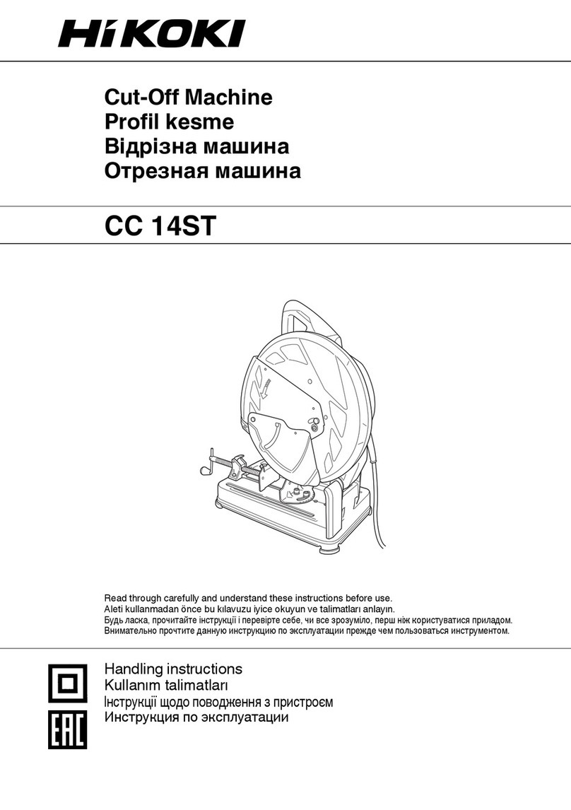 HIKOKI CC 14ST Handling instructions