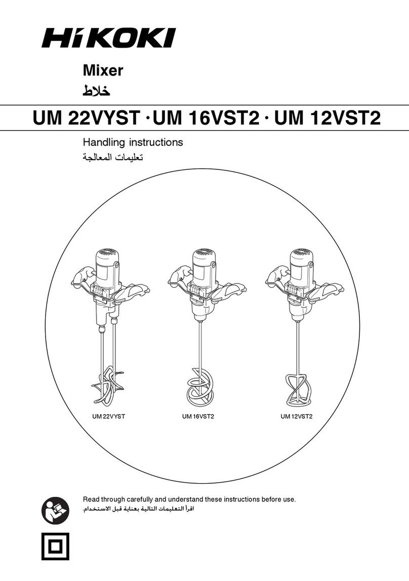 HIKOKI UM 22VYST Handling instructions