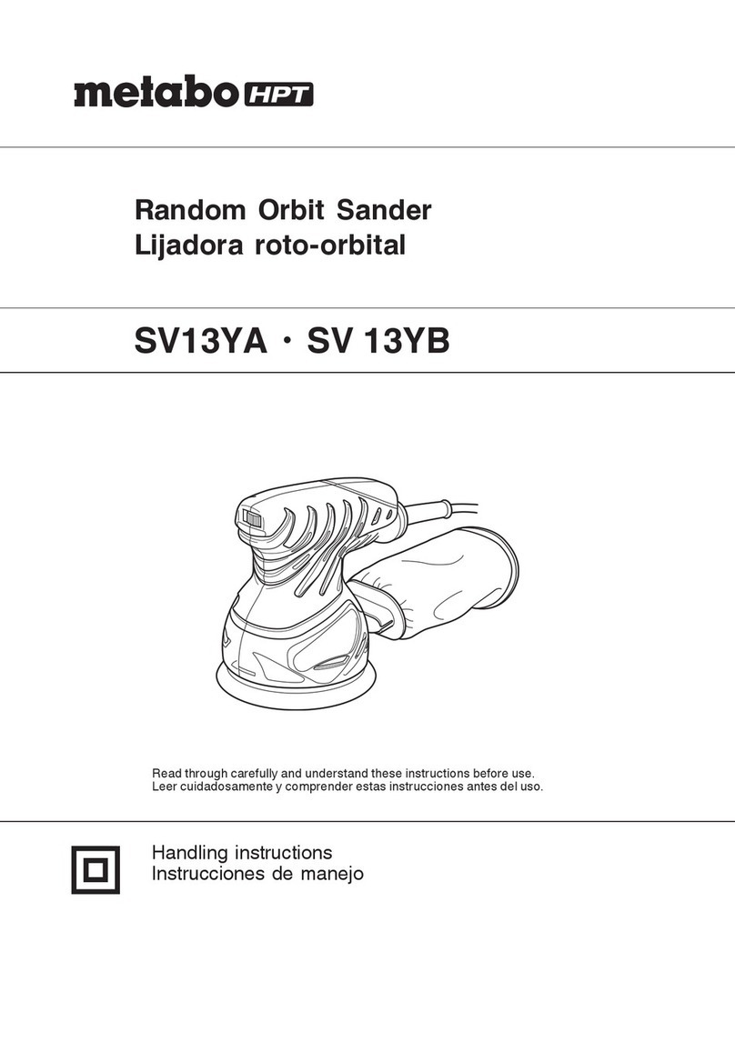 Metabo HPT SV13YA Handling instructions