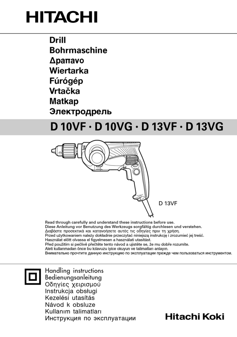 Hitachi D 10VF Handling instructions