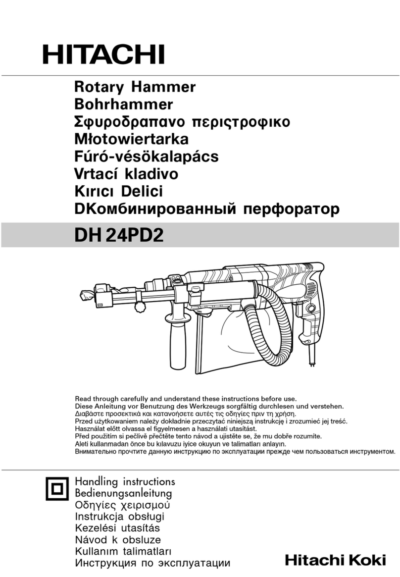 Hitachi DH 24PD2 User manual
