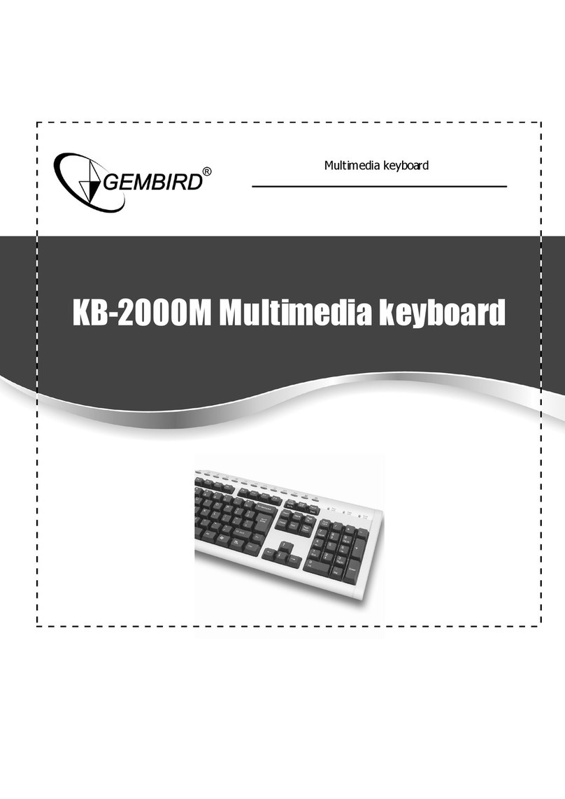 Gembird KB-2000M User manual Gembird KB-2000M User manual