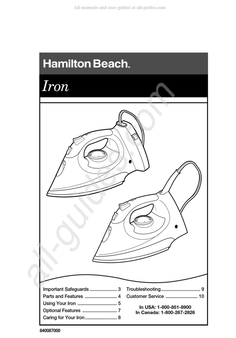Hamilton Beach 14600 Programming manual