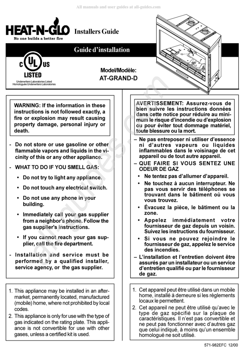 Hearth Technologies Heat-N-Glo AT-GRAND-D User guide