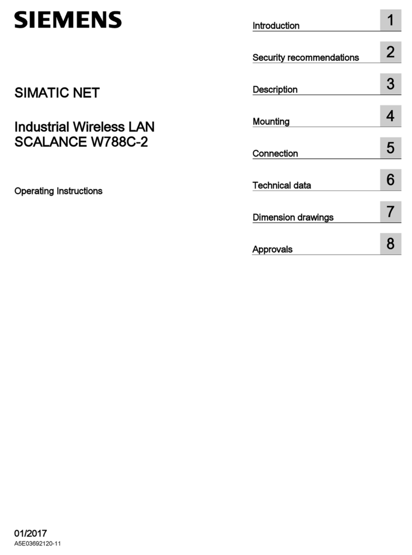 Siemens SCALANCE W788C-2 operating instructions