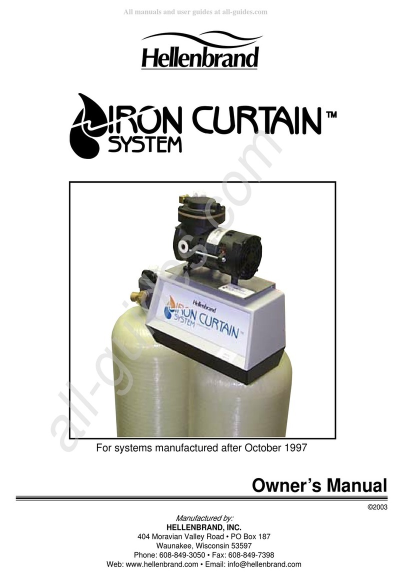 Hellenbrand Iron Curtain IC-10 owner's manual