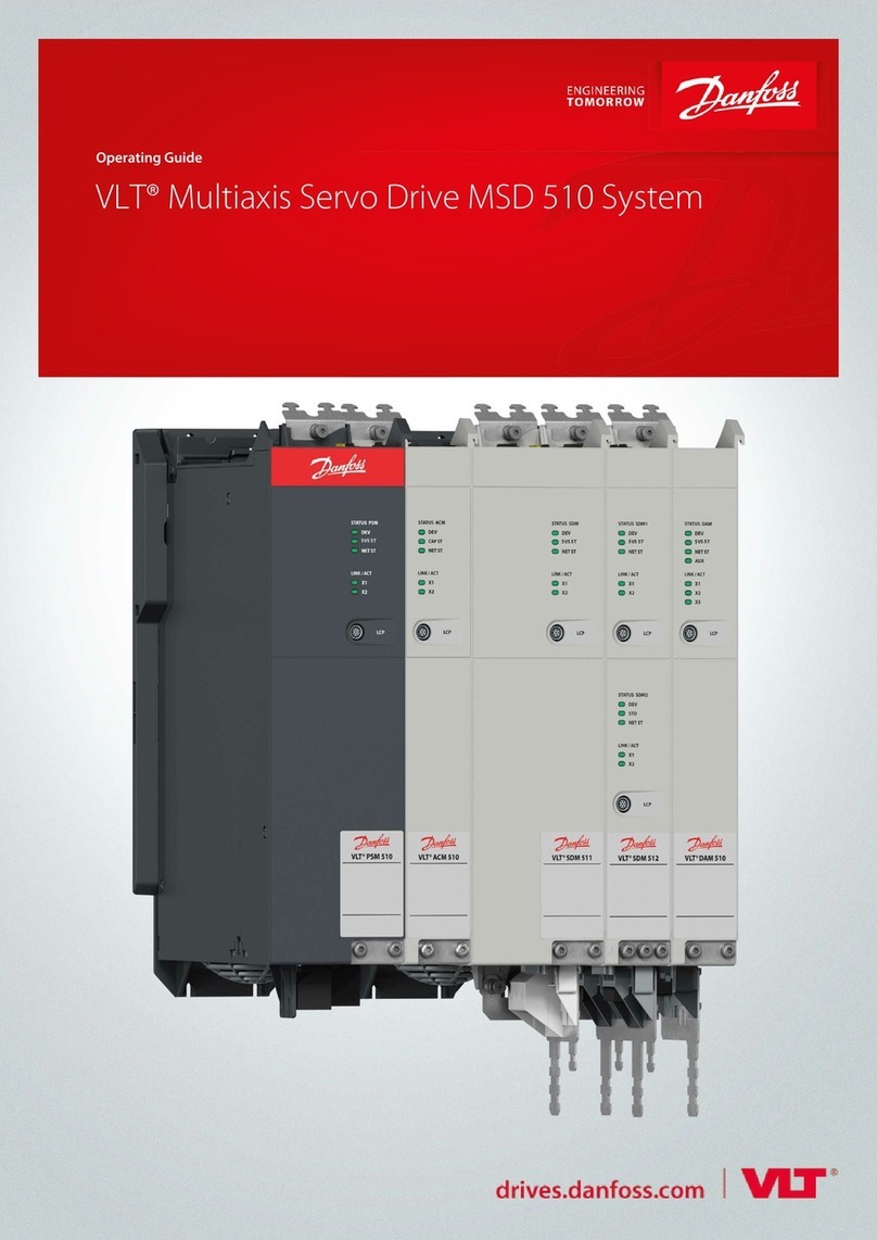 Danfoss VLT MSD 510 operating guide