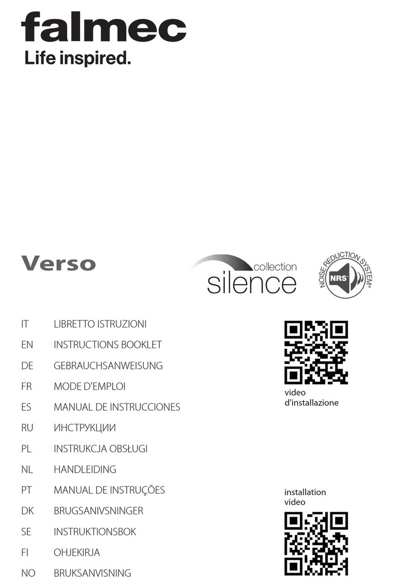 FALMEC Verso Silence Series Instruction booklet