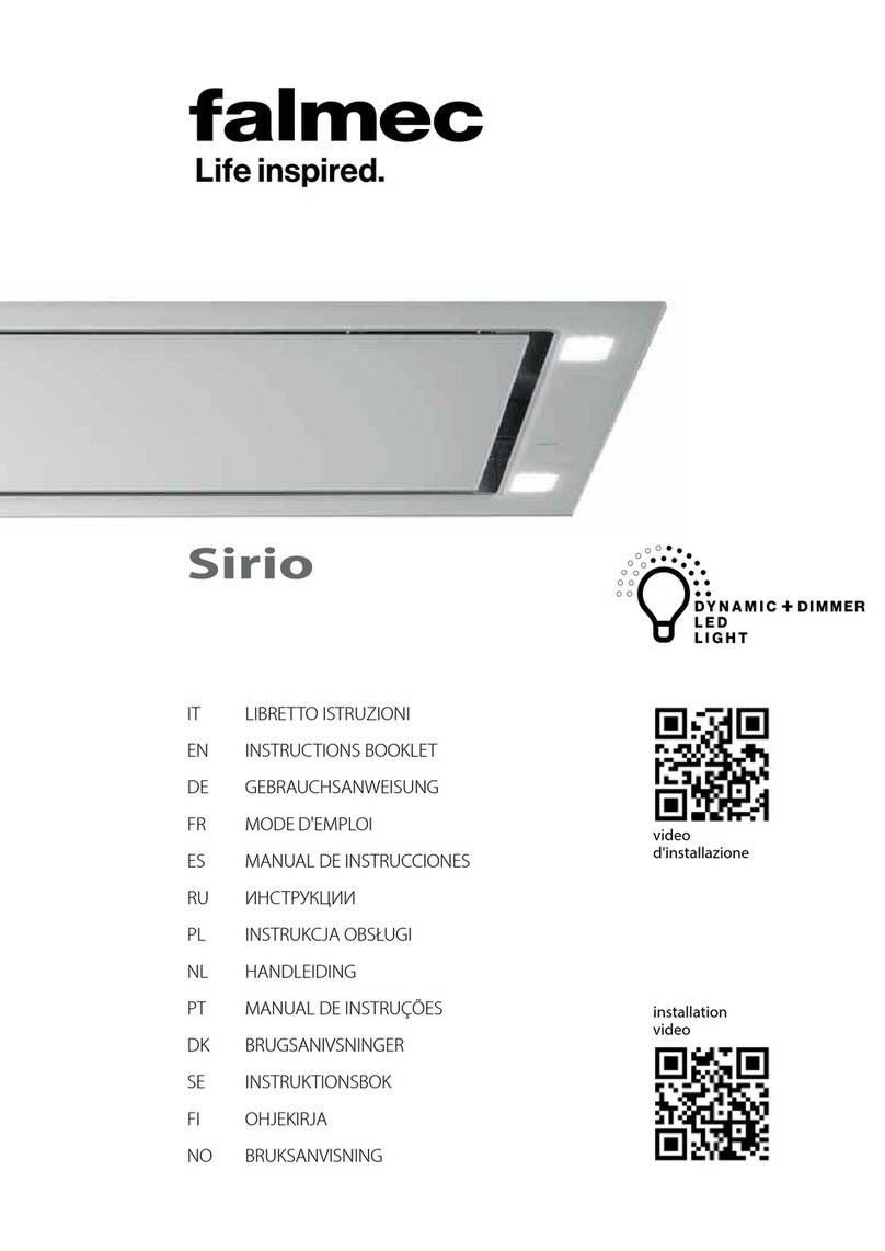 FALMEC Sirio Instruction booklet
