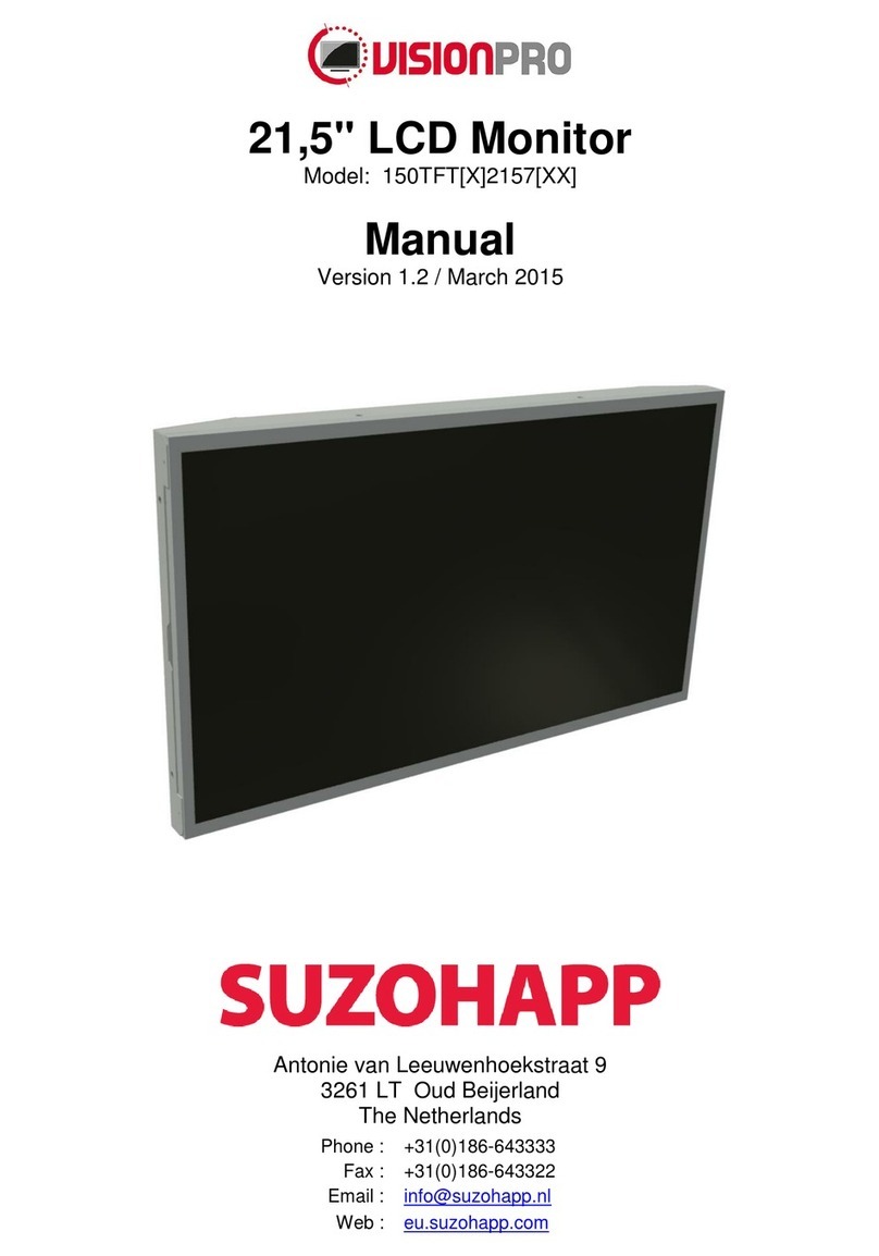Suzohapp VisionPro 150TFT2157 User manual