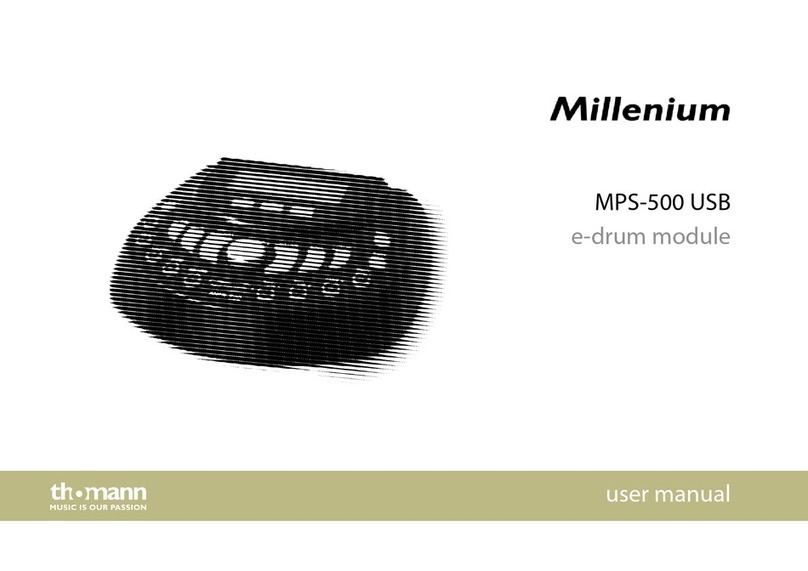 thomann Millenium MPS-500 USB User manual